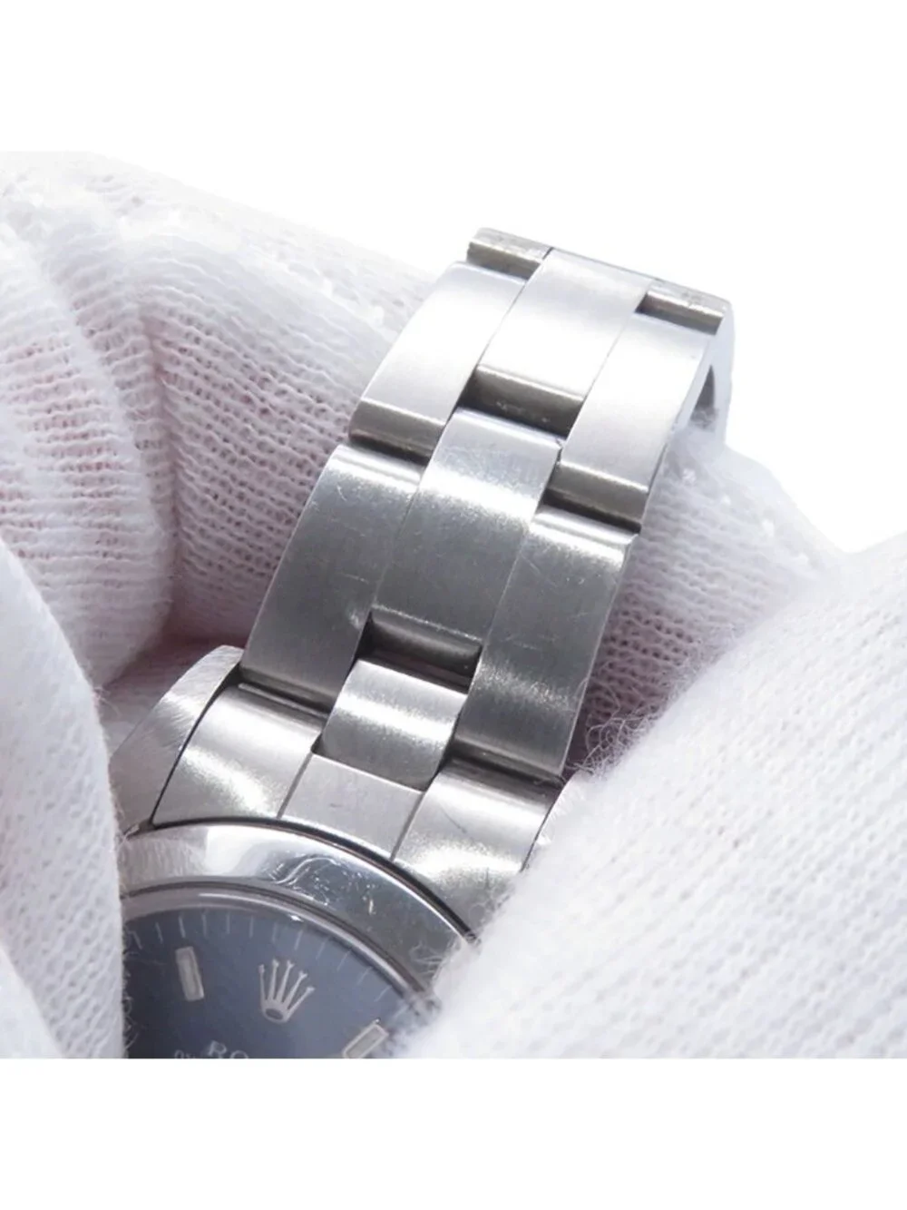 Rolex Oyster Perpetual 24 P Number Watch Blue Dial